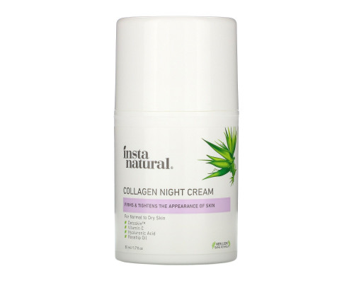 InstaNatural, Collagen Night Cream, 1.7 fl oz (50 ml) InstaNatural, Collagen Night Cream, 1.7 fl oz (50 ml)
