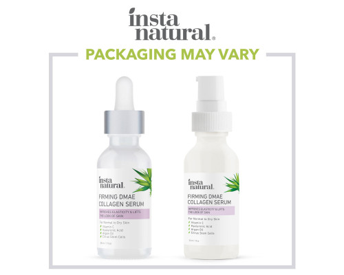 InstaNatural, Коллагеновая сыворотка с ДМАЭ, придающая коже упругости, 30 мл (1 жидк. унция) InstaNatural, Коллагеновая сыворотка с ДМАЭ, придающая коже упругости, 30 мл (1 жидк. унция)
