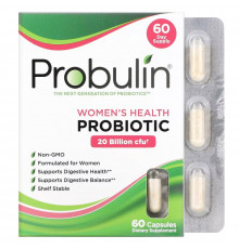 Probulin, Women's Health, пробиотик, 60 капсул