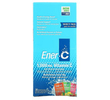 Ener-C, Витамин C, шипучий растворимый порошок для напитка, ассорти, 30 пакетиков, 9,9 унции (282,5 г)