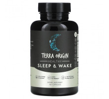 Для здорового сна Terra Origin, Healthy Sleep & Wake, 60 Capsules