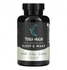 Для здорового сна Terra Origin, Healthy Sleep & Wake, 60 Capsules