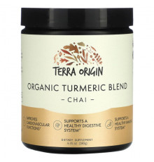 Имбирь и куркума Terra Origin, Органическая смесь куркумы, чай, 180 г (6,35 унции)