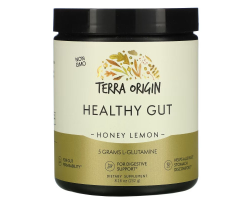 Terra Origin, Healthy Gut, Honey Lemon, 8.16 oz (232 g) Terra Origin, Healthy Gut, Honey Lemon, 8.16 oz (232 g)