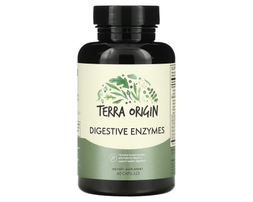 Terra Origin, Digestive Enzymes, 60 Capsules Terra Origin, Digestive Enzymes, 60 Capsules
