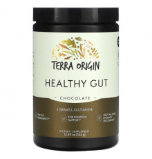 Для пищеварительной системы Terra Origin, Healthy Gut, шоколад, 354 г (12,49 унции)