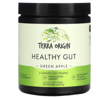 Для пищеварительной системы Terra Origin, Healthy Gut, зеленое яблоко, 246 г (8,68 унции)