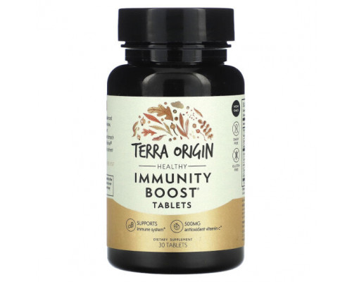 БАДы для укрепления иммунитета Terra Origin, Healthy Immunity Boost, 30 таблеток БАДы для укрепления иммунитета Terra Origin, Healthy Immunity Boost, 30 таблеток
