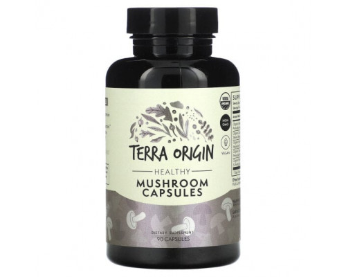 Грибы Terra Origin, Капсулы с грибами, 90 капсул Грибы Terra Origin, Капсулы с грибами, 90 капсул