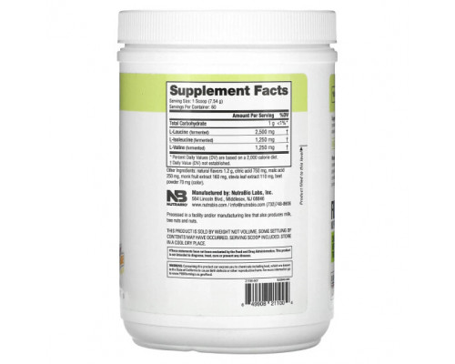 Аминокислоты NutraBio, BCAA 5000, клубничный лимонад, 452 г (1 фунт) Аминокислоты NutraBio, BCAA 5000, клубничный лимонад, 452 г (1 фунт)