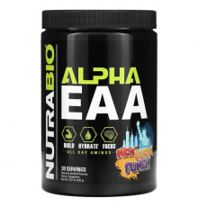 Аминокислоты NutraBio, Alpha EAA, New York Punch, 438 г (0,97 фунта)