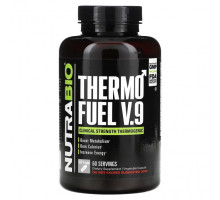 Для похудения и контроля веса NutraBio, ThermoFuel V.9 для мужчин, 180 капсул