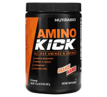 Nutrabio Labs, Amino Kick, Orange Mango, 0.59 lb (269 g)