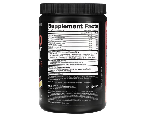 Nutrabio Labs, Amino Kick, Raspberry Lemonade, 0.61 lb (276 g) Nutrabio Labs, Amino Kick, Raspberry Lemonade, 0.61 lb (276 g)