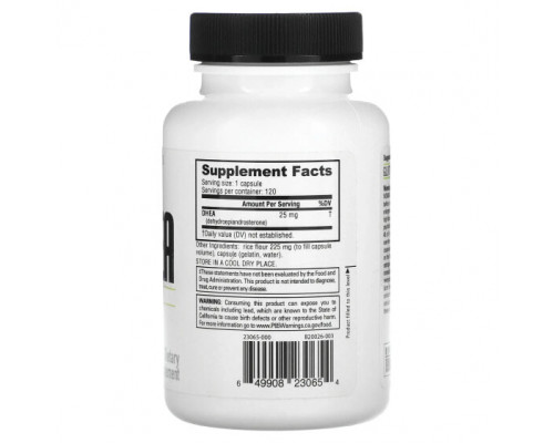 Мужское здоровье NutraBio, ДГЭА, 25 мг, 120 капсул Мужское здоровье NutraBio, ДГЭА, 25 мг, 120 капсул