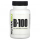 Витамины группы B NutraBio, B-100`` 90 растительных капсул