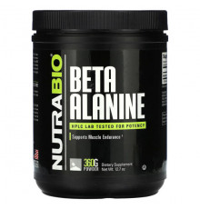 Аминокислоты NutraBio, бета-аланин, 360 г (12,7 унции)