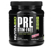 Аминокислоты NutraBio, Pre-Workout Performance Igniter, без стимуляторов, с арбузом, 557 г (1,2 фунта)