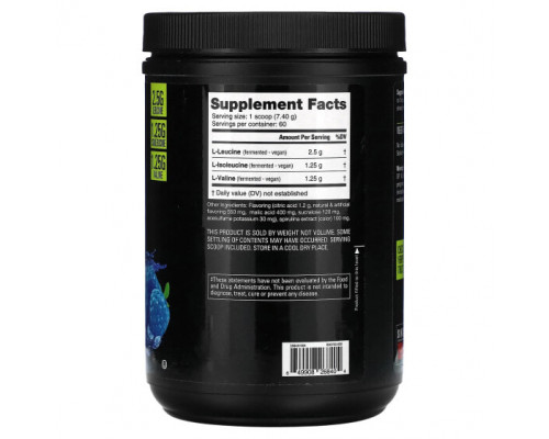 Аминокислоты NutraBio, BCAA 5000, голубая малина, 444 г (0,98 фунта) Аминокислоты NutraBio, BCAA 5000, голубая малина, 444 г (0,98 фунта)