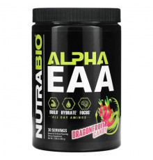 Аминокислоты NutraBio, Alpha EAA, конфеты из драконьего фрукта, 446 г (0,98 фунта)