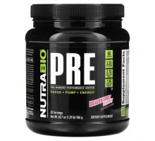 Аминокислоты NutraBio, Pre-Workout Performance Igniter, конфеты из драконьего фрукта, 586 г (1,29 фунта)