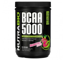 Аминокислоты NutraBio, BCAA 5000, конфеты из драконьего фрукта, 465 г (1,03 фунта)