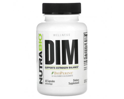 Женское здоровье NutraBio, DIM`` 60 капсул Женское здоровье NutraBio, DIM`` 60 капсул