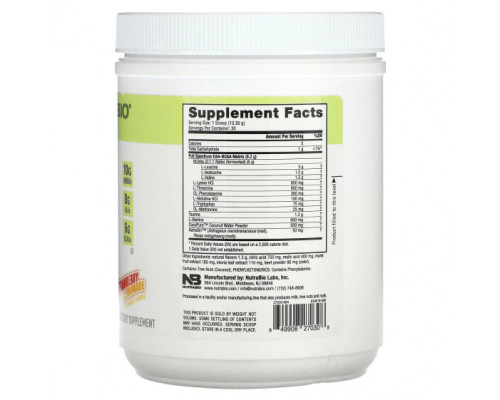 Аминокислоты NutraBio, EAA, клубничный лимонад, 401 г (0,88 фунта) Аминокислоты NutraBio, EAA, клубничный лимонад, 401 г (0,88 фунта)