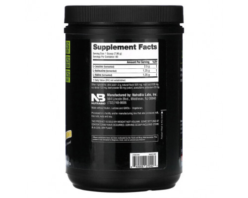 Аминокислоты NutraBio, BCAA 5000, клубнично-лимонная бомба, 477 г (1,05 фунта) Аминокислоты NutraBio, BCAA 5000, клубнично-лимонная бомба, 477 г (1,05 фунта)