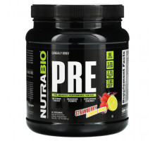 Аминокислоты NutraBio, PRE-Workout Performance Igniter, малиновый лимонад, 567 г (1,25 фунта)