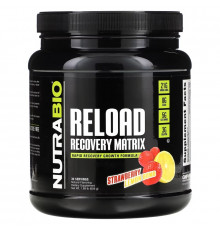 Nutrabio Labs, Reload Recovery Matrix, Strawberry Lemon Bomb, 1.89 lb (858 g)
