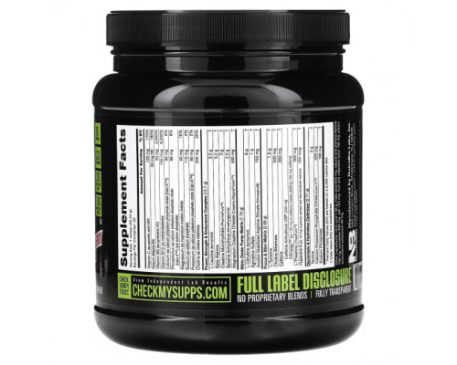 Аминокислоты NutraBio, Pre-Workout Performance Igniter, Grape Berry Crush, 585 г (1,29 фунта) Аминокислоты NutraBio, Pre-Workout Performance Igniter, Grape Berry Crush, 585 г (1,29 фунта)