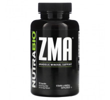 Витаминно-минеральные комплексы NutraBio, ZMA`` 90 капсул