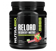 Аминокислоты NutraBio, Reload Recovery Matrix, киви и клубника, 821 г (1,81 фунта)