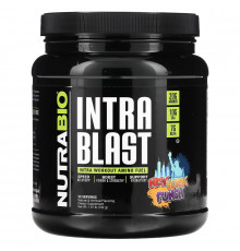 Nutrabio Labs, Intra Blast, топливо для мышц во время тренировки, New York Punch, 732 г (1,61 фунта)