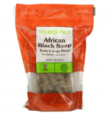 Sky Organics, 100% Pure African Black Soap Block, 16 oz (454 g)