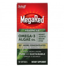 Schiff, MegaRed, Advanced Omega-3 Algae Oil, 50 Softgels