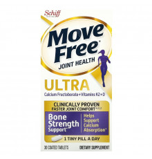 Schiff, Move Free Joint Health, Ultra, Bone Strength Support, 30 Coated Tablets