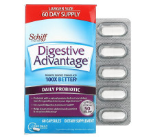 Schiff, Digestive Advantage, Daily Probiotic, 60 Capsules