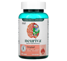 Schiff, Neuriva Brain Performance, оригинальный, со вкусом клубники, 50 жевательных таблеток