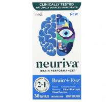 Для глаз Schiff, Neuriva Brain Performance, 30 капсул