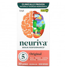 Schiff, Neuriva Brain Performance, Original, 30 Capsules
