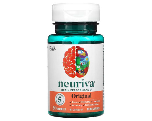 Schiff, Neuriva Brain Performance, Original, 30 Capsules Schiff, Neuriva Brain Performance, Original, 30 Capsules