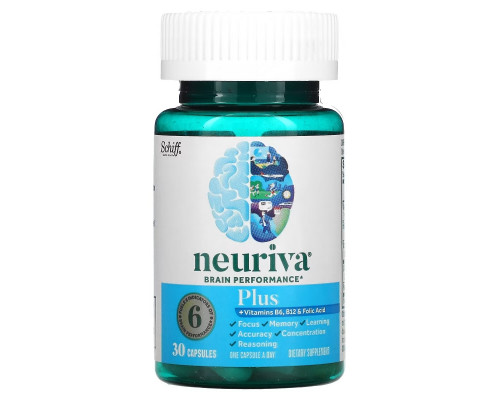 Schiff, Neuriva Brain Performance, Plus, 30 Capsules Schiff, Neuriva Brain Performance, Plus, 30 Capsules