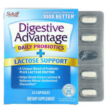 Schiff Digestive Advantage Lactose Defense Formula 32 Capsules
