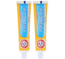 Arm & Hammer, PeroxiCare, Deep Clean, Fluoride Anticavity Toothpaste, Clean Mint, Twin Pack, 6.0 oz (170 g) Each