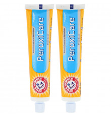 Arm & Hammer, PeroxiCare, Deep Clean, Fluoride Anticavity Toothpaste, Clean Mint, Twin Pack, 6.0 oz (170 g) Each