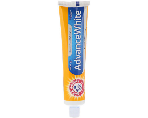 Arm & Hammer, Advance White, Baking Soda & Peroxide Toothpaste, Extreme Whitening with Stain Defense, 6.0 oz (170 g) Arm & Hammer, Advance White, Baking Soda & Peroxide Toothpaste, Extreme Whitening with Stain Defense, 6.0 oz (170 g)