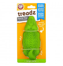 Arm & Hammer, Treadz, Dental Toys For Strong Chewers, Large Gator
