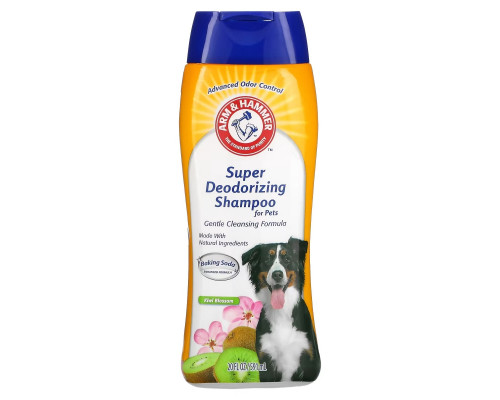 Arm & Hammer, Super Deodorizing Shampoo for Pets, Kiwi Blossom, 20 fl oz (591 ml) Arm & Hammer, Super Deodorizing Shampoo for Pets, Kiwi Blossom, 20 fl oz (591 ml)